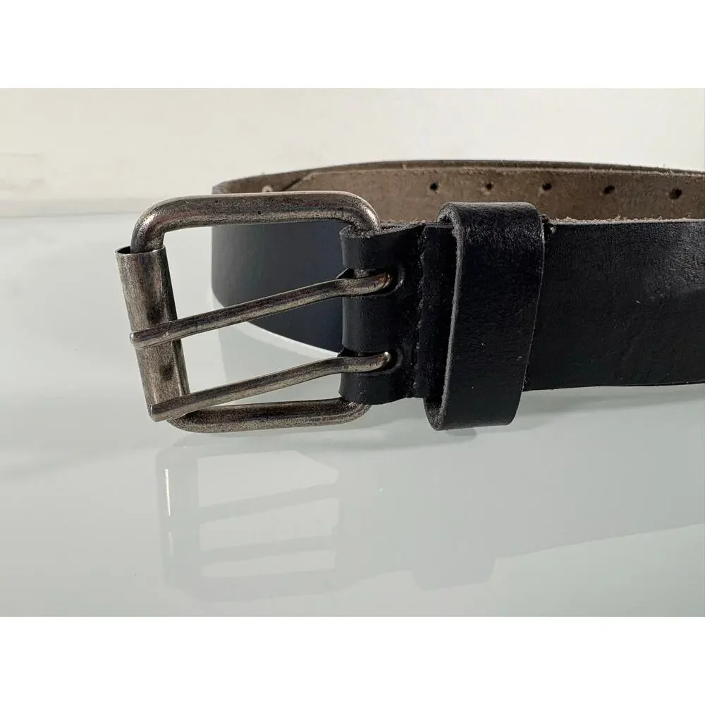 Vintage Black‎ Leather Men's XL (39